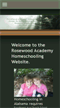 Mobile Screenshot of alabamahomeschoolingrwa.com